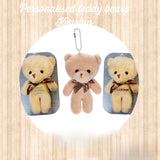 Personalised teddy bears Keyring