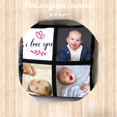 Personalised photo cushion cover