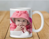 personalised Photo mugs plain