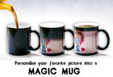 Magic hot/cold personalised Mugs